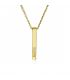 Memory choker with 18Kt gold plating.
