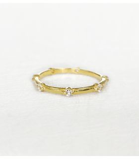 18K Gold Plated Lua Ring.